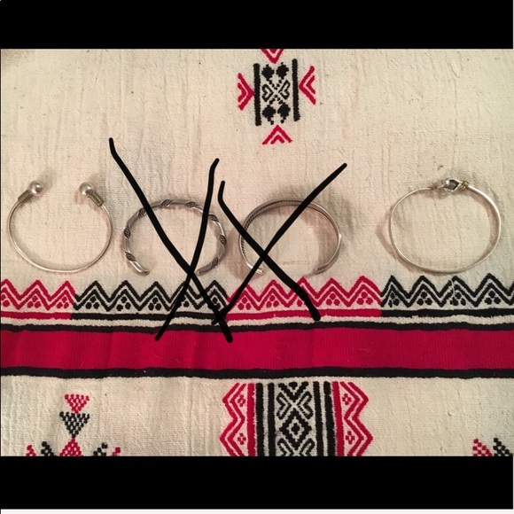 Vintage Sterling Cuff Bracelets Sold Separately - Picture 2 of 7